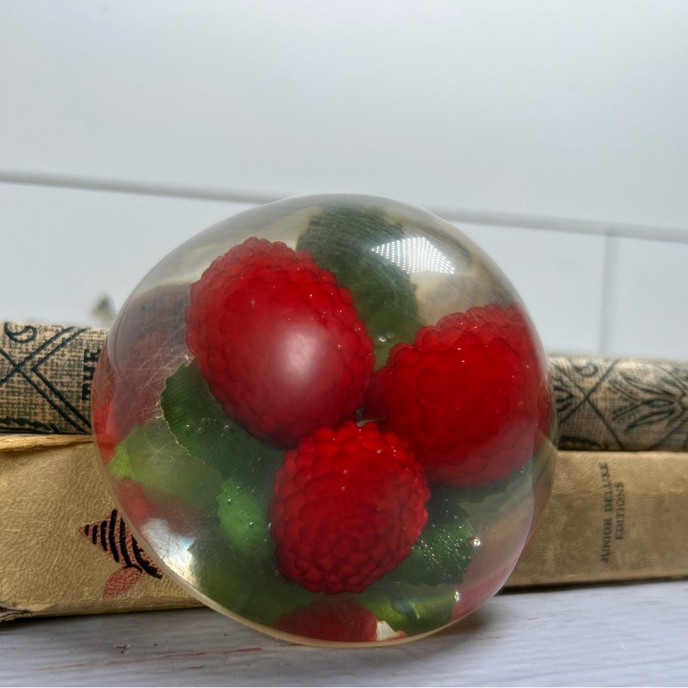 Red Raspberry Paperweight
